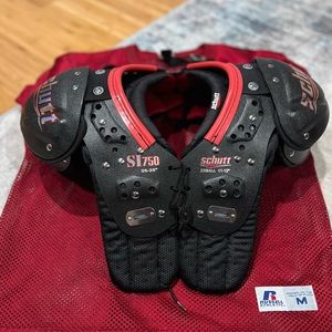 Football Shoulder Pads w/ Practice Jersey